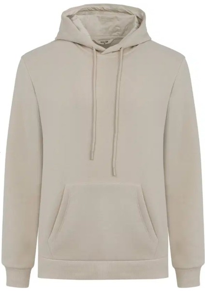 Erkek Kapüşonlu Kanguru Cepli Yumuşak Pamuklu Üç Iplik Kumaş Üst Kalite Sweatshırt indirimleri