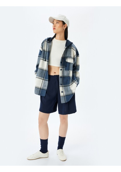 Kapüşonlu Cepli Oversize Uzun Kollu Oduncu Gömleği fiyatları