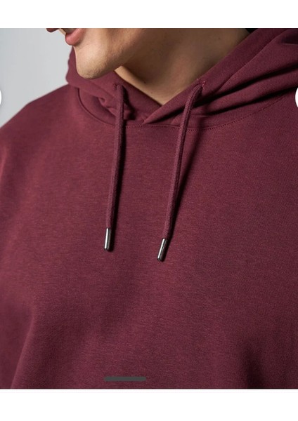 Erkek Kapüşonlu Kanguru Cepli Yumuşak Pamuklu Üç Iplik Kumaş Üst Kalite Sweatshırt fırsatları