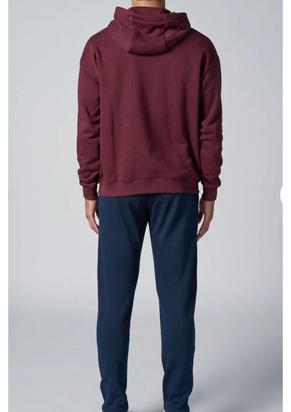 Erkek Kapüşonlu Kanguru Cepli Yumuşak Pamuklu Üç Iplik Kumaş Üst Kalite Sweatshırt indirimleri
