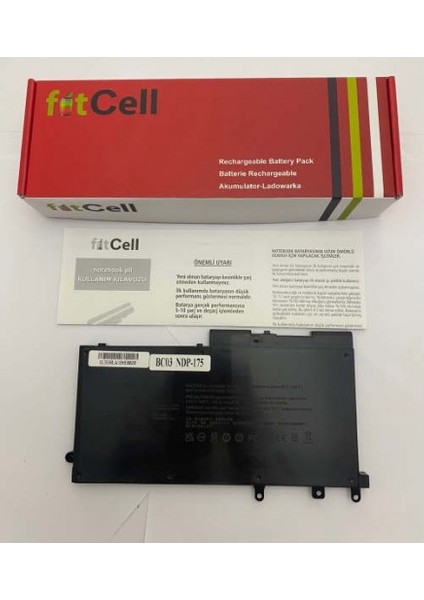 Dell Uyumlu Latitude 5580,LATITUDE E5280 3 Hücreli Notebook Batarya - Pil