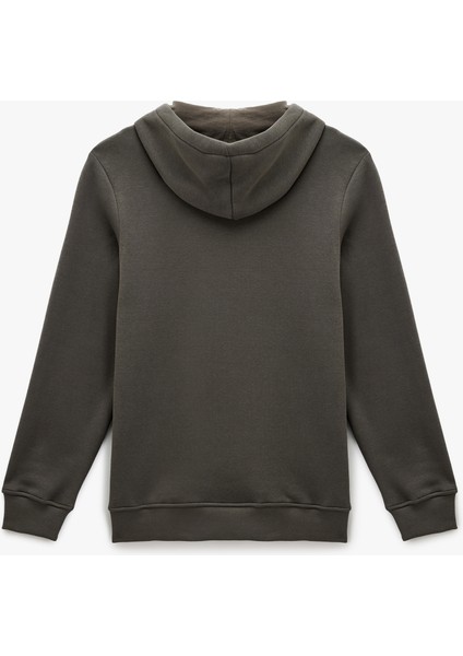 Uzun Kollu Kapşonlu Kanguru Cepli Lisanslı Snoopy Baskılı Sweatshirt fiyatları