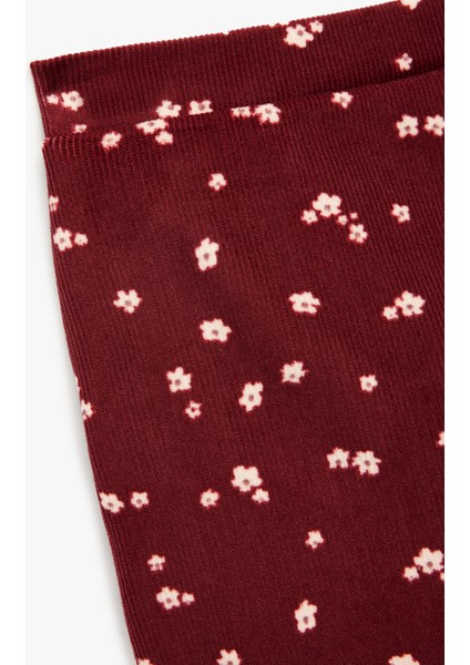 Beli Lastikli Çiçekli Şort Etek modelleri