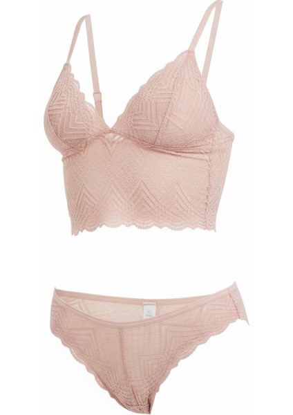 Dantel Detaylı Esnek Bralet & Slip Takımı fiyatları