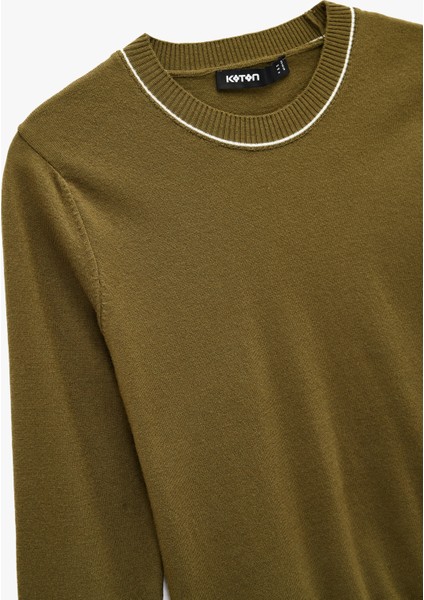 Kısa Kollu Bisiklet Yaka Triko Kazak modelleri