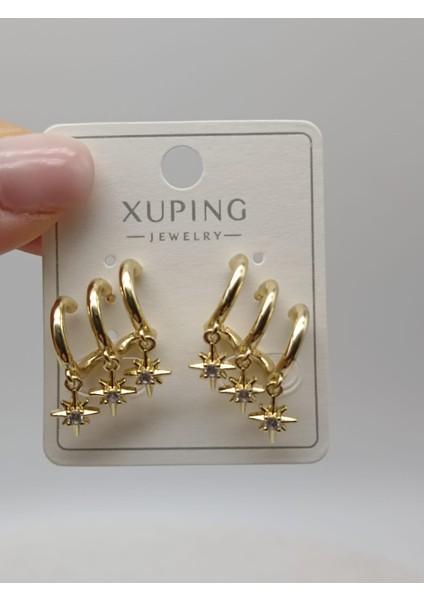 Xupıng Küpe Gold