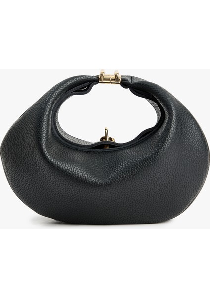 Suni Deri Metal Aksesuarlı Fermuarlı El ve Omuz Çantası modelleri