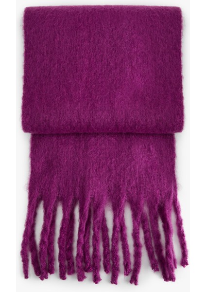 Yumuşak Dokulu Püsküllü Uzun Atkı fiyatları