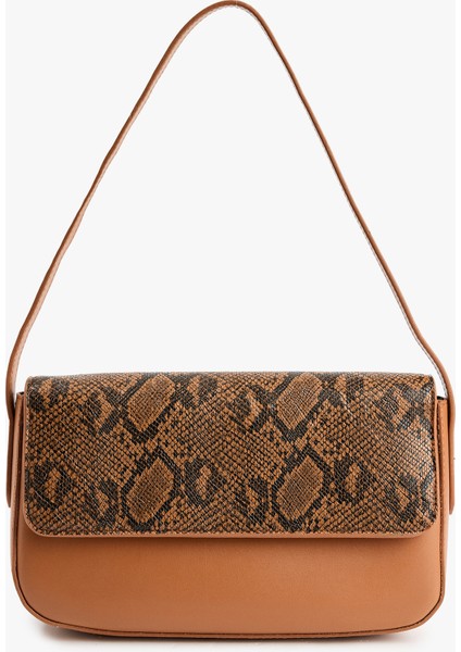 Suni Yılan Derisi Detaylı Askılı Omuz Çantası fiyatları