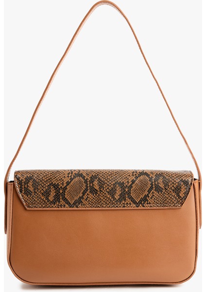 Suni Yılan Derisi Detaylı Askılı Omuz Çantası indirimleri