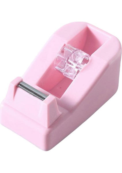 Mini Yapışkan Bant Rulo Kesme Aleti, Doldurulabilir 18X20 mm Ev Okul Ofisi Için Sarma Bandı Pembe