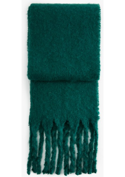 Yumuşak Dokulu Püsküllü Basic Uzun Atkı fiyatları