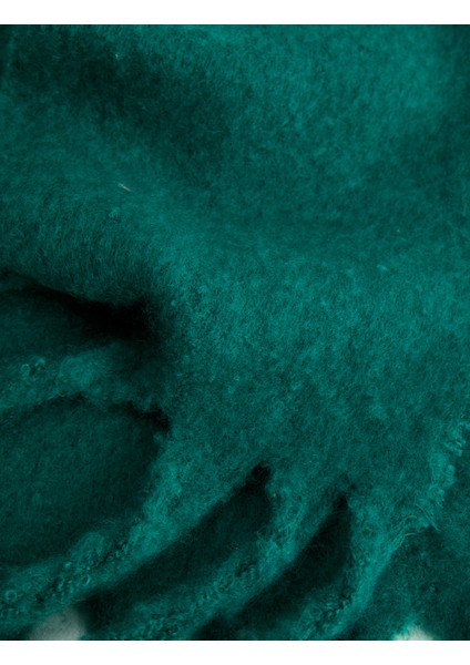 Yumuşak Dokulu Püsküllü Basic Uzun Atkı modelleri