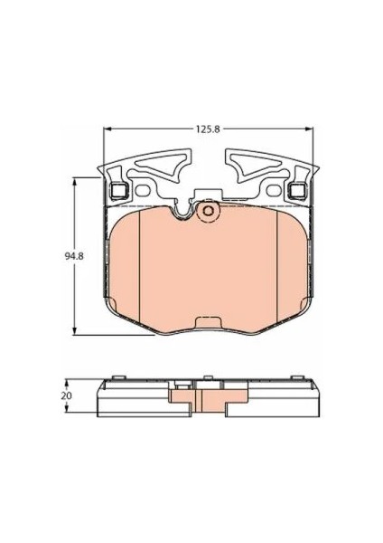 GDB2260 - Dısk Balata - Trw
