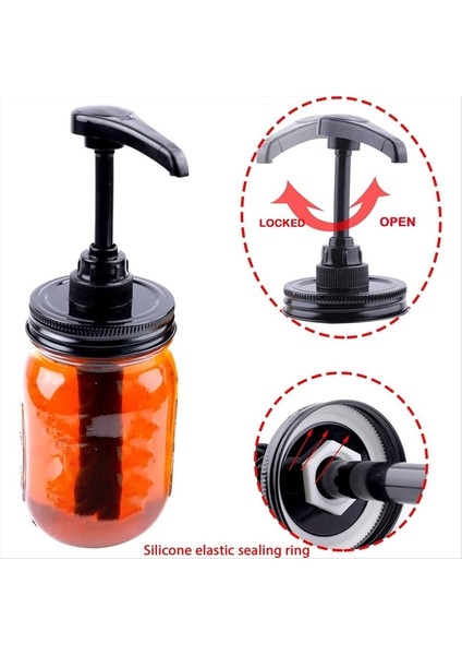 Şurup ve Sos Bal Dispenser Pompa Kapakları Hava Geçirmez ve Sızdıran Mutfak Gıda Sınıfı Kahve Şurup Dispenser Pompası 2 Paket (Yurt Dışından) fırsatları