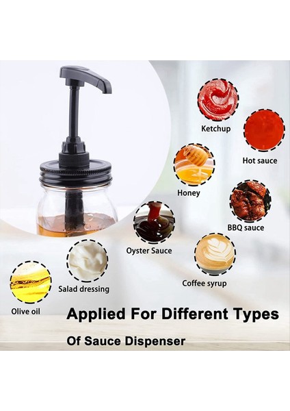 Şurup ve Sos Bal Dispenser Pompa Kapakları Hava Geçirmez ve Sızdıran Mutfak Gıda Sınıfı Kahve Şurup Dispenser Pompası 2 Paket (Yurt Dışından) indirimleri
