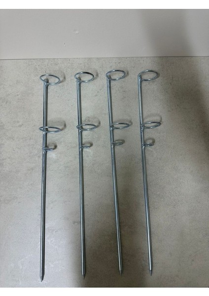 Olta Ayağı , Olta Tutucu , Olta Sabitleme Demiri 4 Adet Galvanizli Paslanmazdır fırsatları