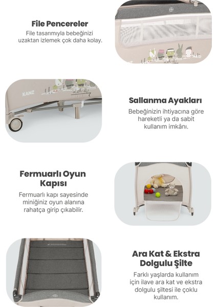 Pretty Oyun Parkı Yeni 70 x 120 cm Füme