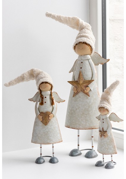 Gewa Melek Kalp Dekoratif Obje Beyaz fiyatları