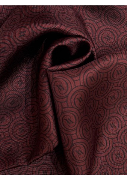 Tivil Monogram Ipek Eşarp 41408-BORDO fiyatları