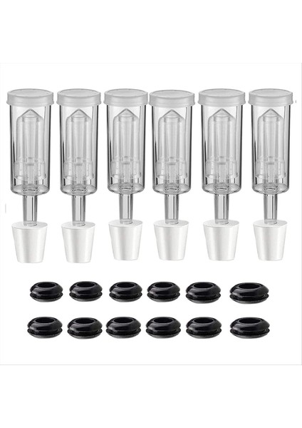 Fermantasyon Brewing Havayolu Kiti Grommet Fermantasyon Bira Yapımı Şarap Kombucha Galon Sürahi 6 Pack Uygun (Yurt Dışından)