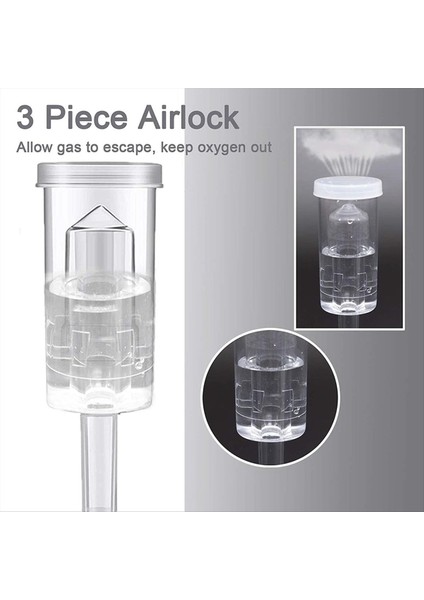 Fermantasyon Brewing Havayolu Kiti Grommet Fermantasyon Bira Yapımı Şarap Kombucha Galon Sürahi 6 Pack Uygun (Yurt Dışından) fiyatları