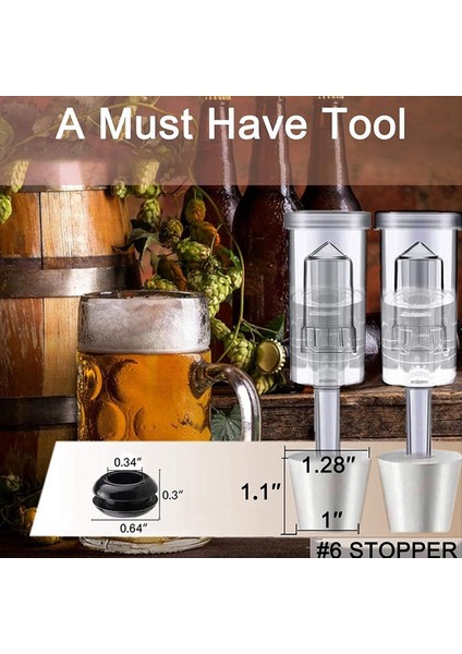 Fermantasyon Brewing Havayolu Kiti Grommet Fermantasyon Bira Yapımı Şarap Kombucha Galon Sürahi 6 Pack Uygun (Yurt Dışından) modelleri