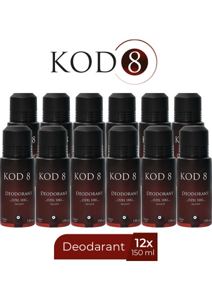 Erkek Bakım Deodorant 150 ml x 12
