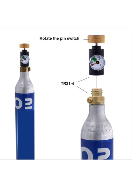 TR21-4 Erkek Iplikli Co2 Soda Co2 Silindiri Için Soda Enflasyon Adaptörü Soda Makinesi Valfı Dolunma Aksesuarları Tablo ile (Yurt Dışından) indirimleri