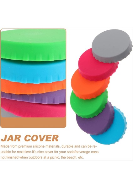 30PCS Silikon Soda Kapakları Bira Cokecan Kapaklarını Kapatmaya Dökülme Koruyucu Soda Içecek Için Üstler Koruyucu (Yurt Dışından) indirimleri