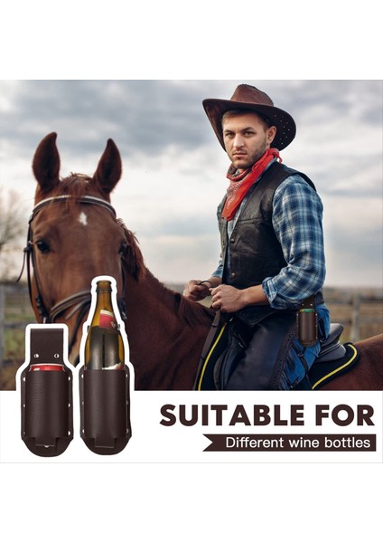 3pc Klasik Bira Kılıfı Harika Gadget Her Yaştan Erkek Için Mükemmel Bira Si Espresso Kahverengi Deri Kılıf (Yurt Dışından) modelleri