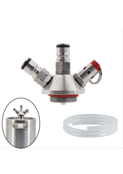 Mini Kegball Kilit Musluk Sistemi 35/65 Psiprv Ev Demleme Için Tüm Mini Bira Fıçıları Için Uygun (Yurt Dışından) modelleri