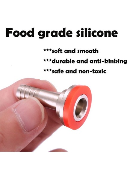 4pcs Paslanmaz Çelik Bira Fıçısı Bağlantı Bira Hattı Konnektör Kiti Altı Somun 5/8 Inç G Iplik x 5/16 Inç Barb (Yurt Dışından) indirimleri