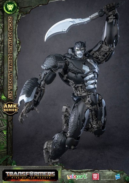 Transformers Optimus Primal Başlangıç Rise Of The Beasts Amk Series Model Kit Parçalı Figür 20 cm