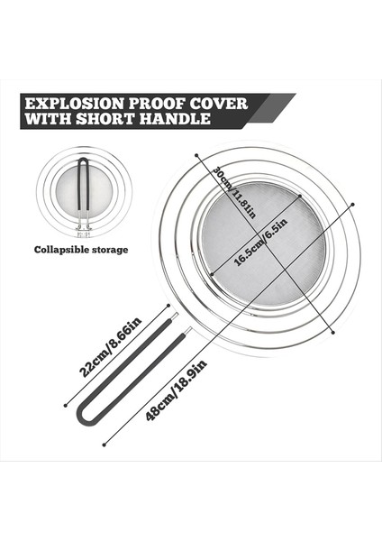 Sıçrama Koruma Tavaları Tava Tava Sıçrama Koruyucusu Evrensel Pan Sıçrama Koruyucusu Için 30 cm Silikon Sıçrama Koruyucusu (Yurt Dışından) fiyatları