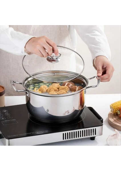 Paslanmaz Çelik Pot Mutfak Yemek Pişirme Sütü Isıtma Potu Yapıştırma Tenceresi Kapaklı (Yurt Dışından) fiyatları