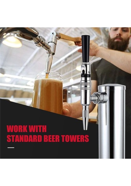 Stout Bira Kahve Musası Paslanmaz Çelik Azot Keg Taslak Musluk Homebrew Soğuk Demleme Kegerator Bira Kulesi Tap (Yurt Dışından) modelleri