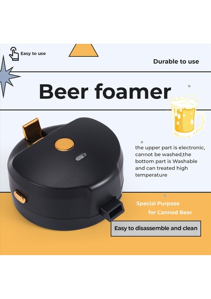 Canner Bira Köpük Taşınabilir Konserve Bira Köpük Makinesi Konserve Bira Için Özel Amaç Köpük Makinesi Bira Sunucusu Yıkanabilir (Yurt Dışından) indirimleri