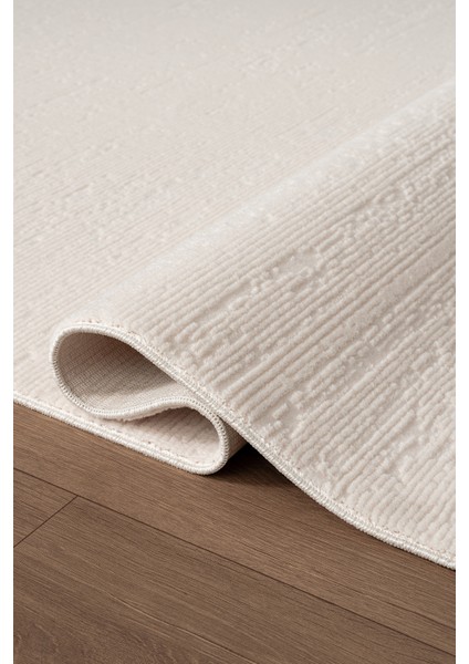 Leon LN001W Beyaz Halı Modern Desen Pamuk Taban Akrilik Tozuaz Salon Yatak Odası Koridor Halısı indirimleri