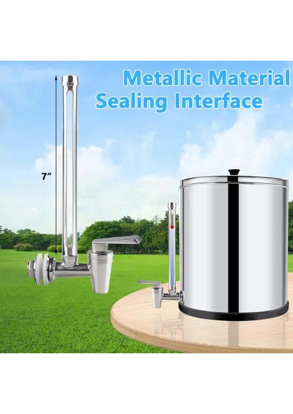 Sight Cam Spigot 7 Inç Çelik Türü Berkey ve Watervrop Su Filtrasyon Sistemi Için Açık Görünüm Su Seviyesi (Yurt Dışından) fiyatları