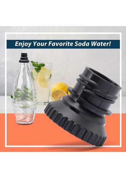 2pcs Duo/terra Sodastreams Cam Şişeler Için Soda Su Şişesi Adaptörü Hızlı Bağlantı Soda Makinesi Şişesi Ek (Yurt Dışından) fırsatları
