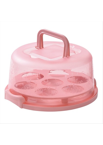 Kapaklı Kek Kutusu Cupcake Tutucu Şeffaf Kek Şeffaf Kek Kutusu Taşıyıcı Kapaklı Kupa Tutucu A (Yurt Dışından)