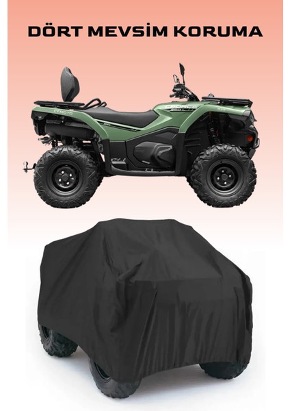 Cfmoto CF450 Atr-Eps Atv Su Geçirmez Brandası -Siyah