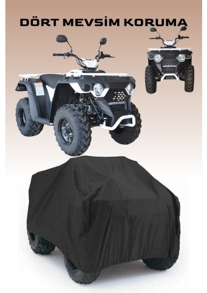 Kuba Mc 220 Atv Su Geçirmez Brandası -Siyah