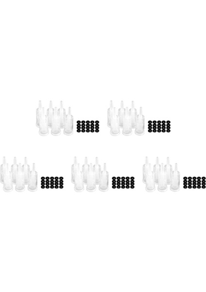 Fermantasyon Için Hava Kilidi Seti 120 Adet Silikon Grometler ve 36 Adet Plastik Hava Kilidi Koruma Demleme (Yurt Dışından)