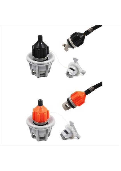 Sörf Tahtası Hava Pompası Adaptörü Şişirilebilir Ayakta Kürek Kartı Sup Kürek Tahtası Hava Valfi Dönüşüm Bağlantı Pompa Adaptörü (Yurt Dışından) fırsatları