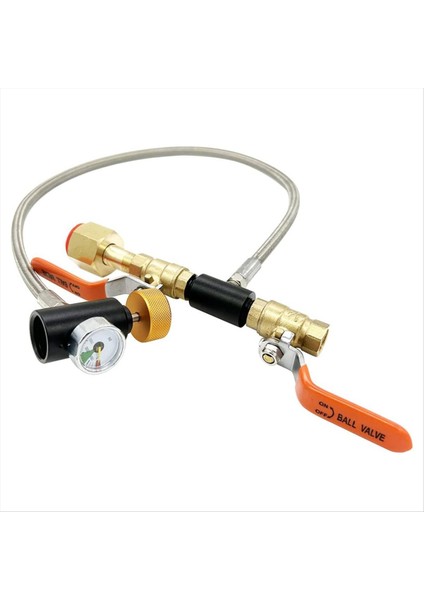 CGA-320 Co2 Silindir Dolunma Adaptörü Soda Makinesi Hortum Konnektörü Co2 Soda Mavi Şişesi Doldurulması Için Karbonatörü Deposu (Yurt Dışından)