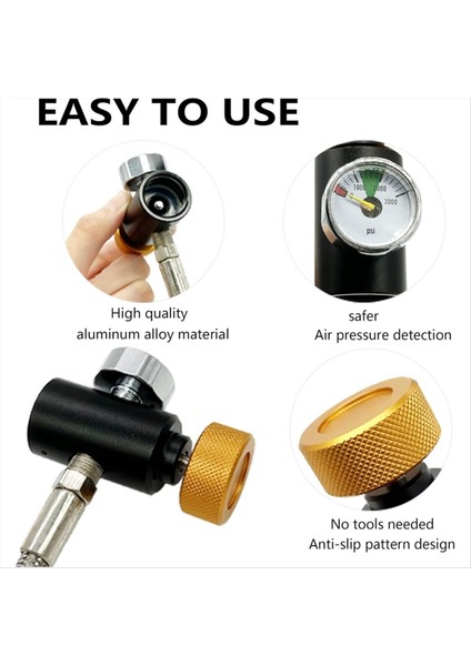 CGA-320 Co2 Silindir Dolunma Adaptörü Soda Makinesi Hortum Konnektörü Co2 Soda Mavi Şişesi Doldurulması Için Karbonatörü Deposu (Yurt Dışından) modelleri