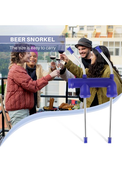 Kolej Partileri Için Çift Bira Şnorkel Bira Dağıtıcı Yeni Parti Noel Doğum Günleri Yıl (Yurt Dışından) fırsatları