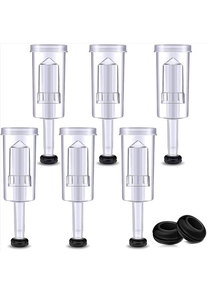 Fermantasyon Için Hava Kilidi Seti 80 Adet Silikon Grometler ve 6 Adet Plastik Hava Kilidi Korumak Için Şarap Yapmak (Yurt Dışından) fiyatları